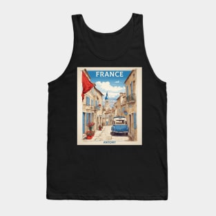 Antony France Vintage Travel Poster Tourism Tank Top